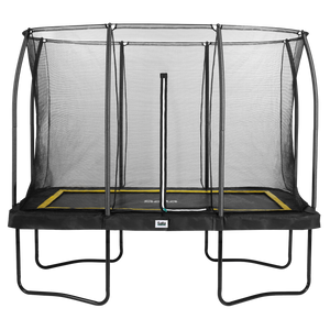 Trampolin Comfort Edition rektangulær 305 x 214 cm, sort inkl. sikkerhedsnet Salta