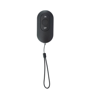 Terrassevarmer 600/1200/1800W lofthængt, remote, soft touch, sort