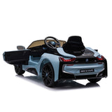 Elbil BMW I8 licens 12V med EVA hjul