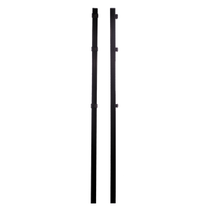 Stolpe 4 x 4 x 150 cm, sort