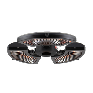 Terrassevarmer parasol 800/1600/2400 W, HA,, sort