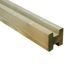 Stolpe til profilhegn mellem 9 x 9 x 270 cm