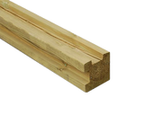 Stolpe til profilhegn hjørne 9 x 9 x 270 cm
