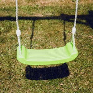 Gyngesæde med reb - lime