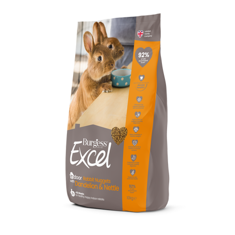 Excel indendørs kanin foder - 10kg