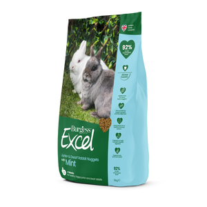 Excel junior og dvægkanin foder- 10 kg.