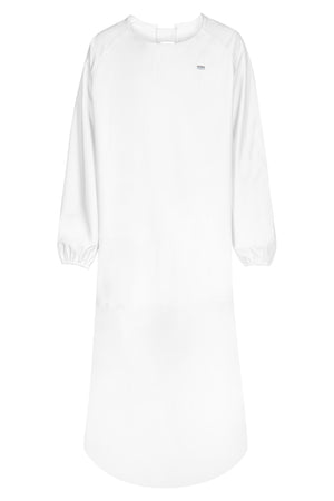 Kittel i kraftig PU kvalitet - Hvid