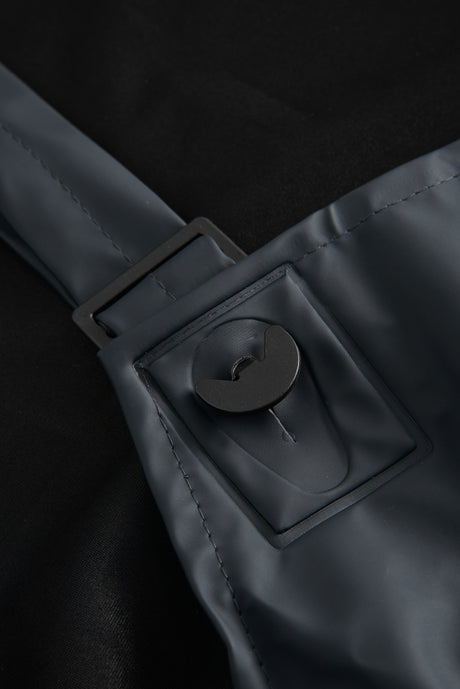 Forklæde i kraftig PU/PVC kvalitet - Navy