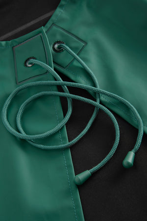 Forklæde i kraftig PU/PVC kvalitet - Lysegrøn