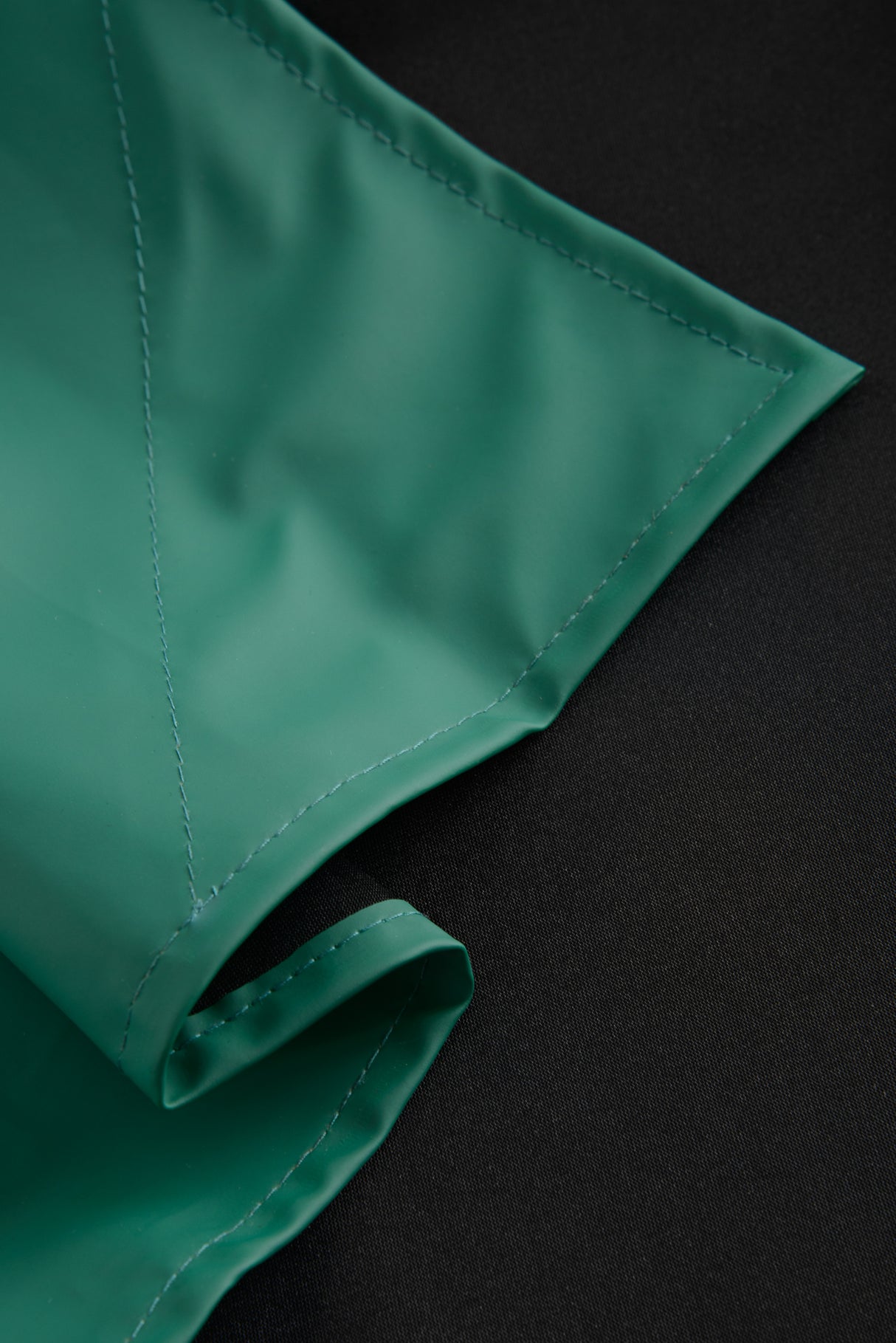 Forklæde i kraftig PU/PVC kvalitet - Lysegrøn