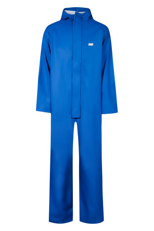 Regndragt i PU kvalitet - Royal Blå