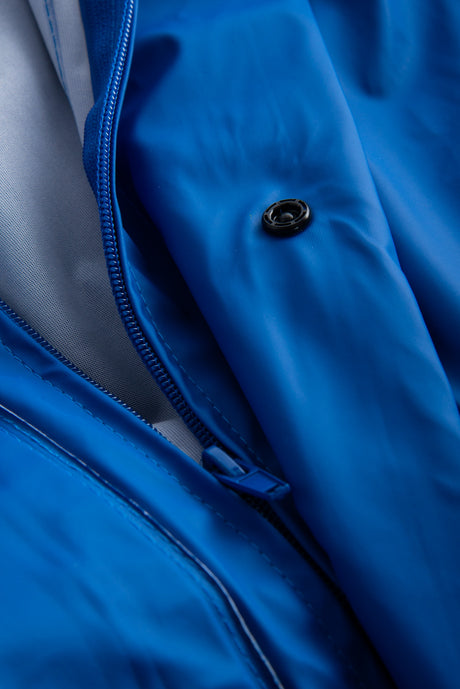 Regndragt i PU kvalitet - Royal Blå