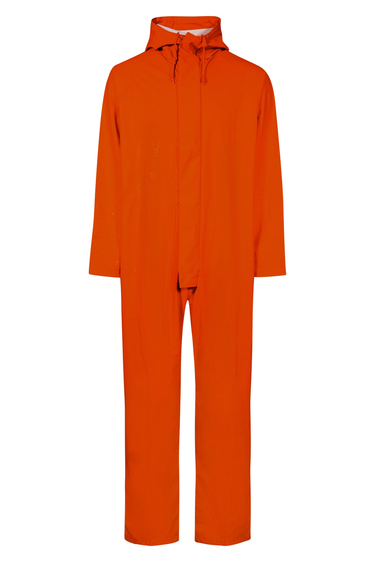 Regndragt i PU kvalitet - Orange