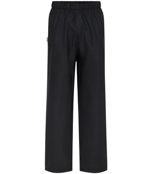 Regnbukser i PU kvalitet - Sort