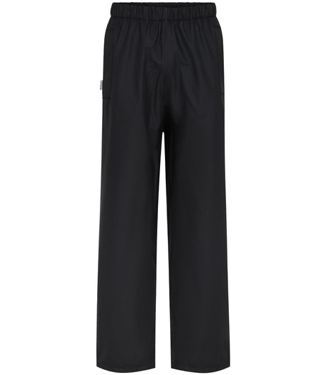 Regnbukser i PU kvalitet - Sort