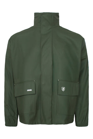 Regnjakke i kraftig PVC kvalitet - Grøn