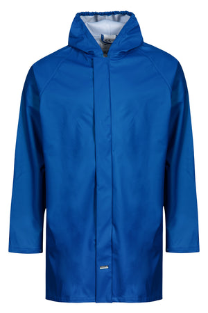 Rengøringsjakke i kraftig PU kvalitet - Royal Blå