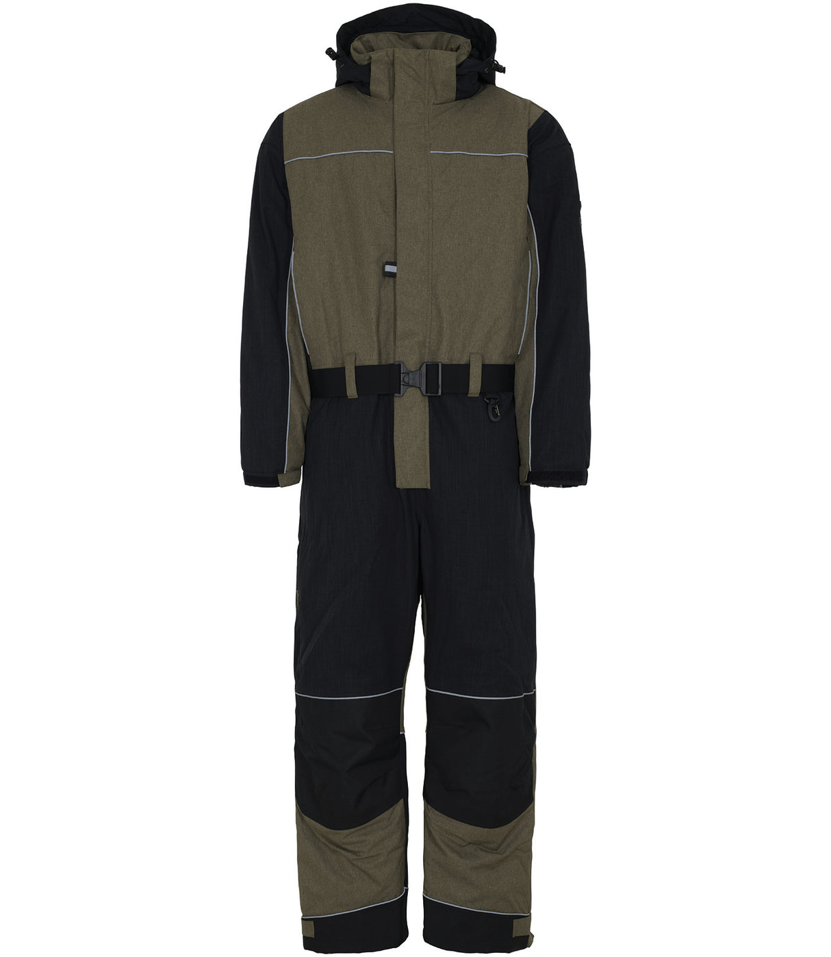 Vinterkedeldragt i slidstærk kvalitet - Oliven / Sort