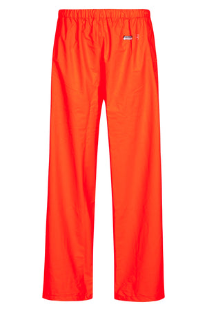 Regnbukser i PU kvalitet - Hi-Vis Orange
