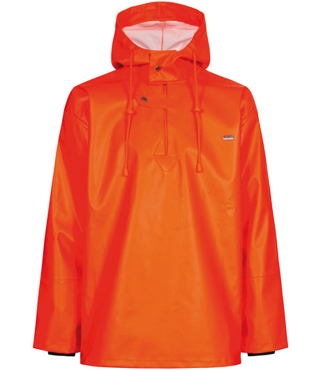 Fiskeanorak i ekstra kraftig PVC kvalitet - Hi-Vis Orange