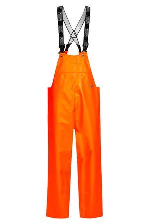 Regnoveralls i ekstra kraftig PVC kvalitet - Hi-Vis Orange