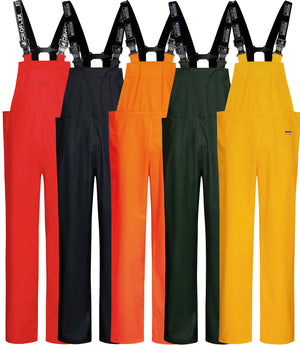 Regnoveralls i PU kvalitet - Hi-Vis Orange