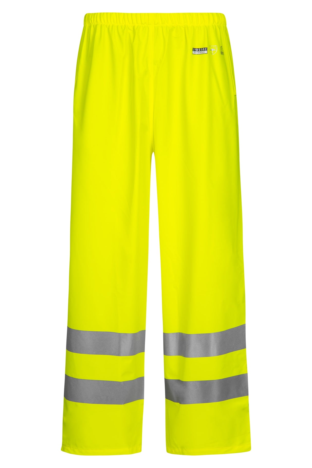 Hi-Vis regnbukser i PU kvalitet - Saturn Gul