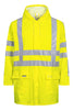 Hi-Vis regnjakke i PU kvalitet - Saturn Gul