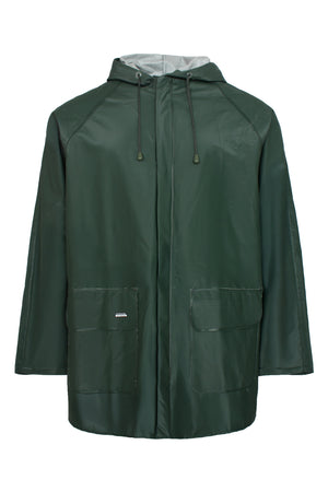 Regnjakke i PVC kvalitet - Grøn