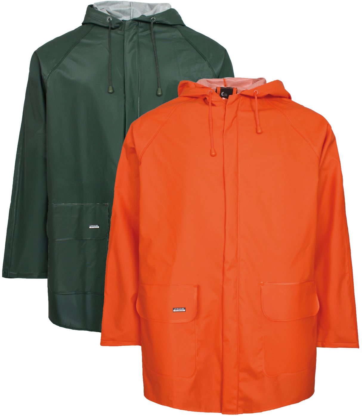 Regnjakke i PVC kvalitet - Grøn