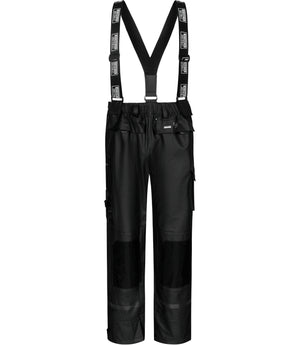 Regnbukser i kraftig PU kvalitet - Sort