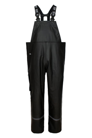 Regnoveralls i kraftig PU kvalitet - Sort
