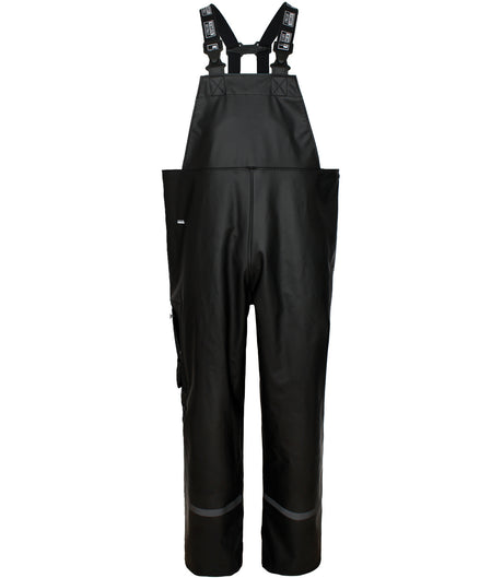 Regnoveralls i kraftig PU kvalitet - Sort