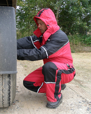 Vinterkedeldragt i god komfort og letvægtsmaterialer - Rød / Sort