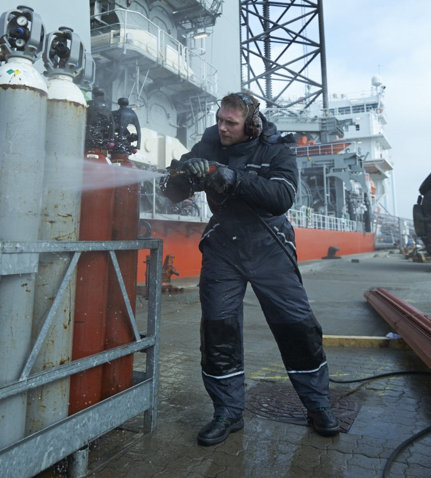 Vinterkedeldragt i god komfort og letvægtsmaterialer - Grå / Sort