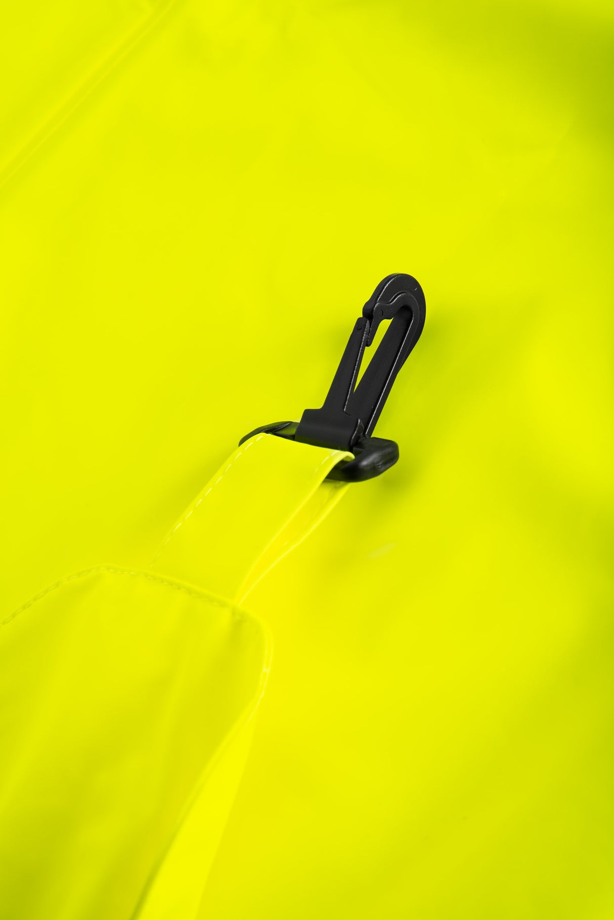 Hi-Vis leggings med krog og spænde til fastgørelse i PU kvalitet - Saturn Gul