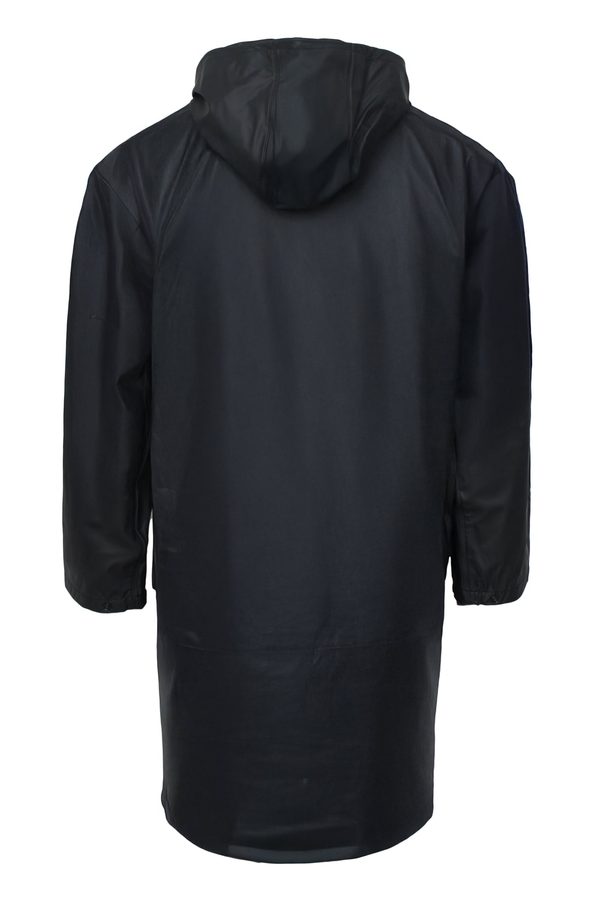 Regnjakke i PU kvalitet, 100 cm lang - Navy