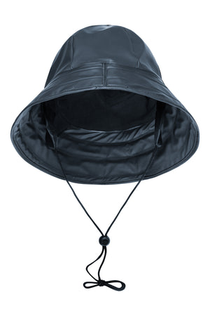 Sydvest med justerbar hagerem og fleece foer - Navy