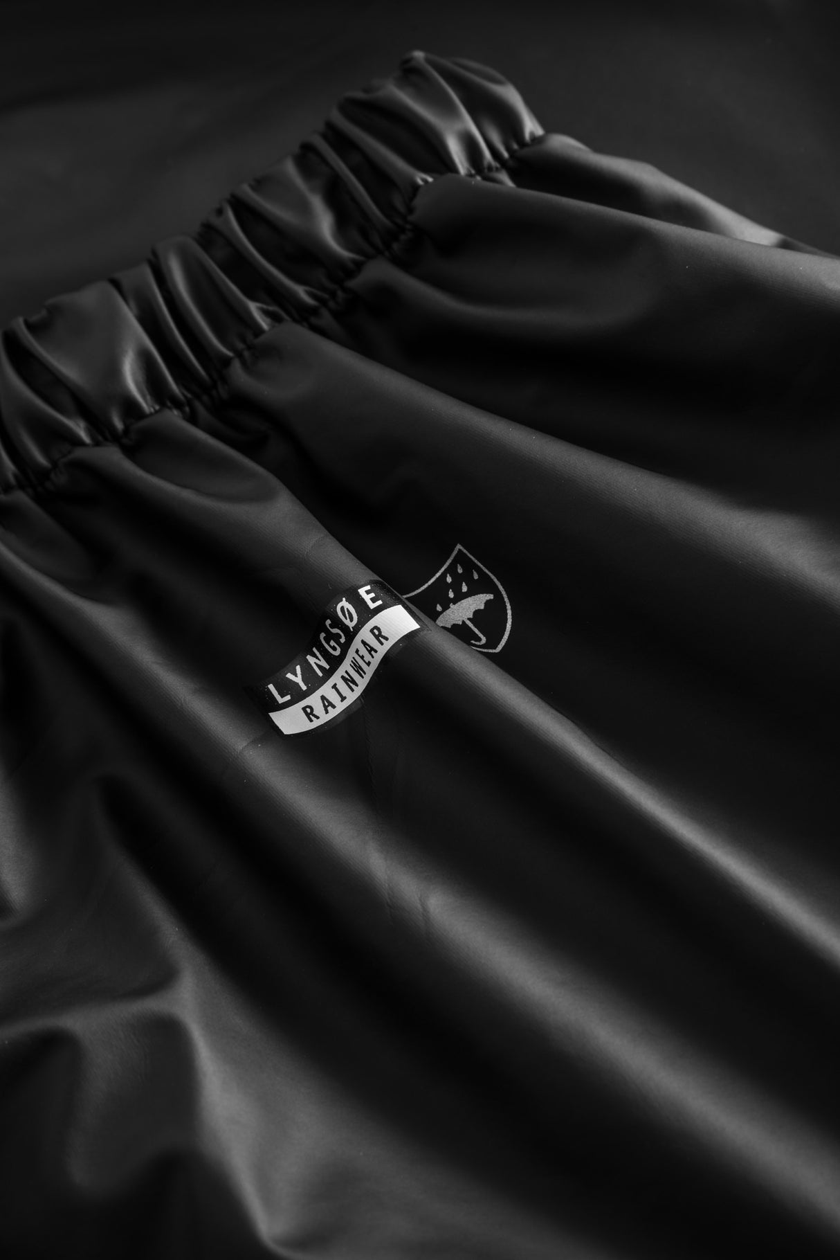 Regnbukser i PU kvalitet - Sort