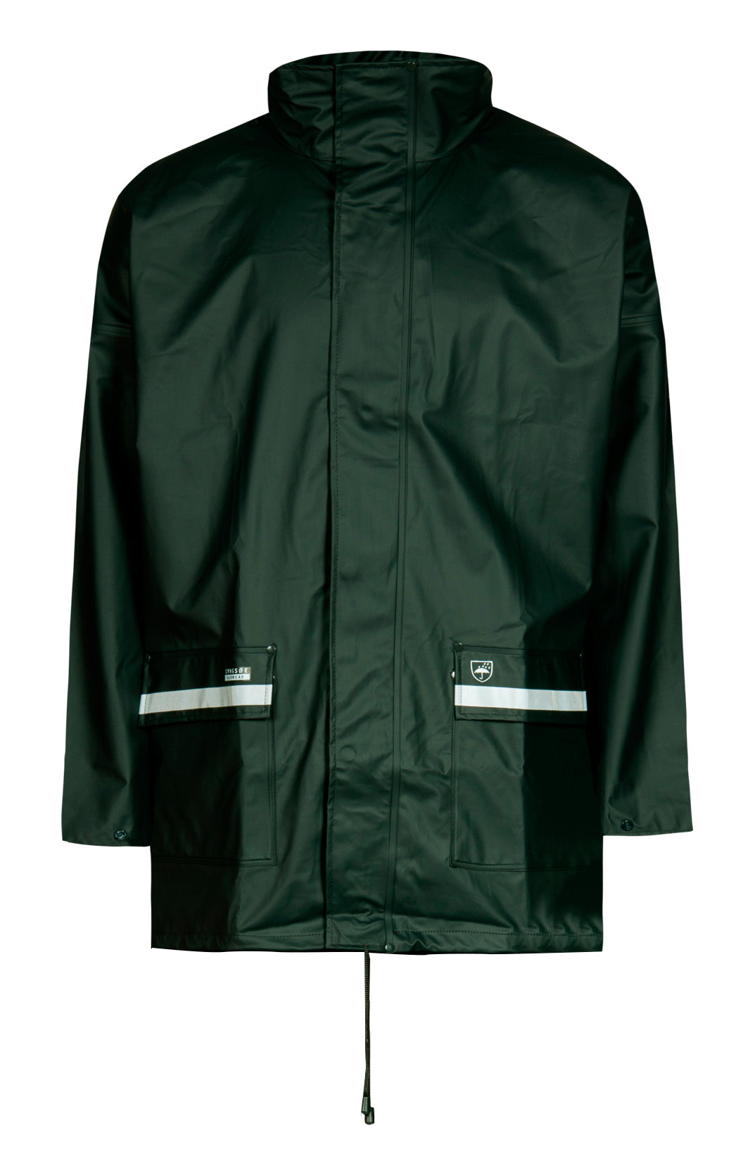 Regnjakke i PU kvalitet - Grøn