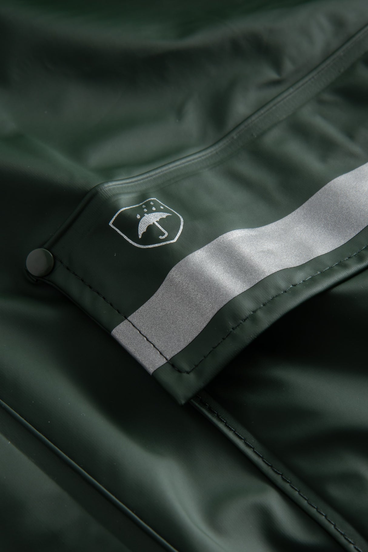 Regnjakke i PU kvalitet - Grøn