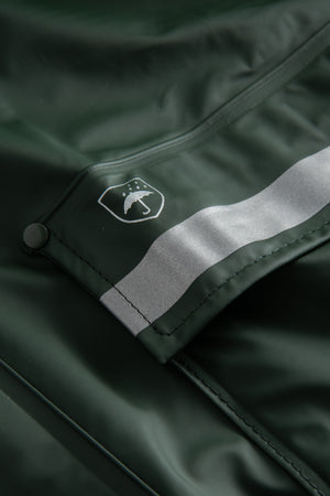 Regnjakke i PU kvalitet - Grøn