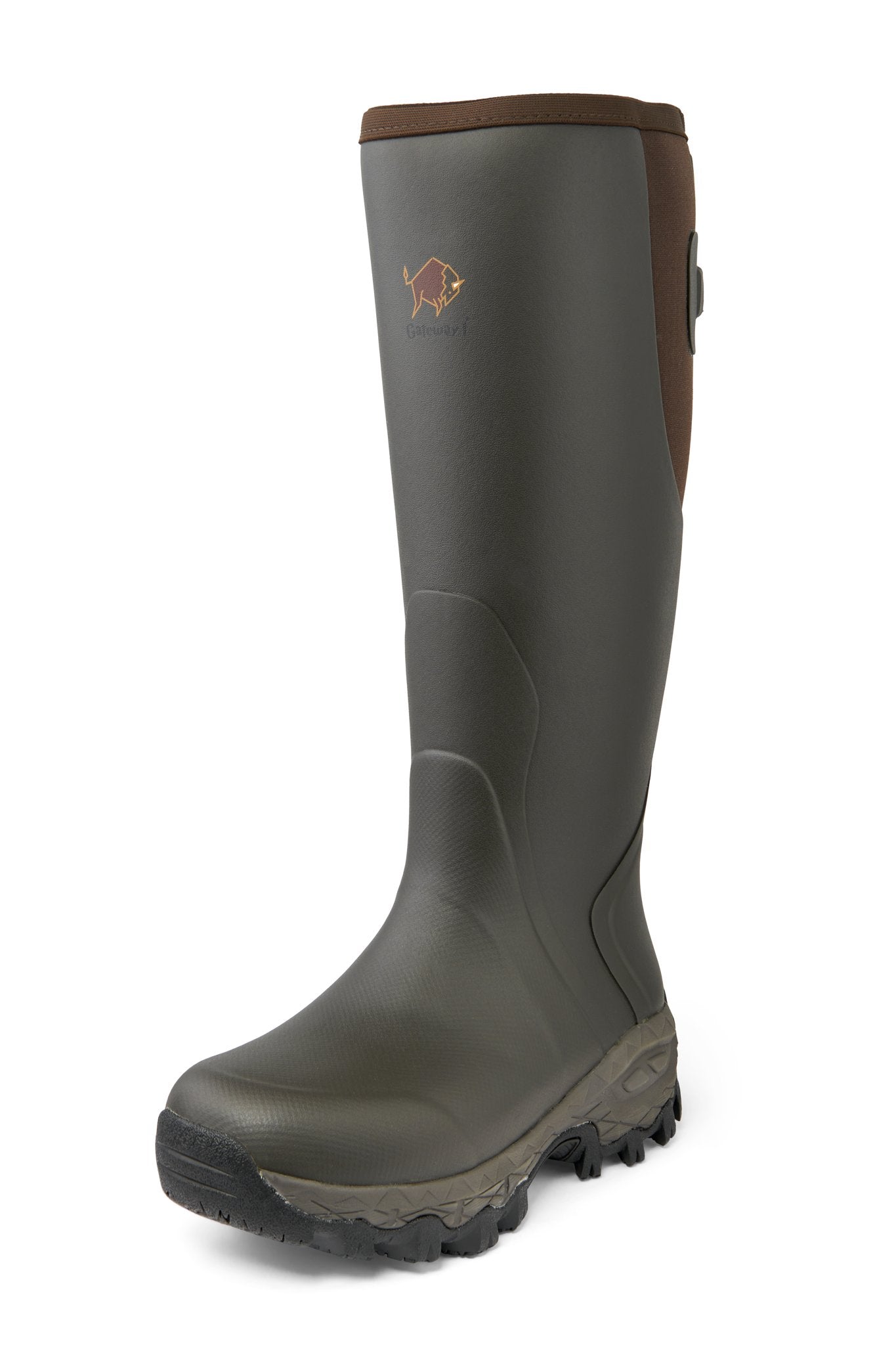 Gateway1 Moor Country Lady 17" 3mm side-zip - Dark brown