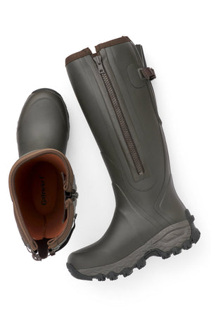 Gateway1 Moor Country Lady 17" 3mm side-zip - Dark brown