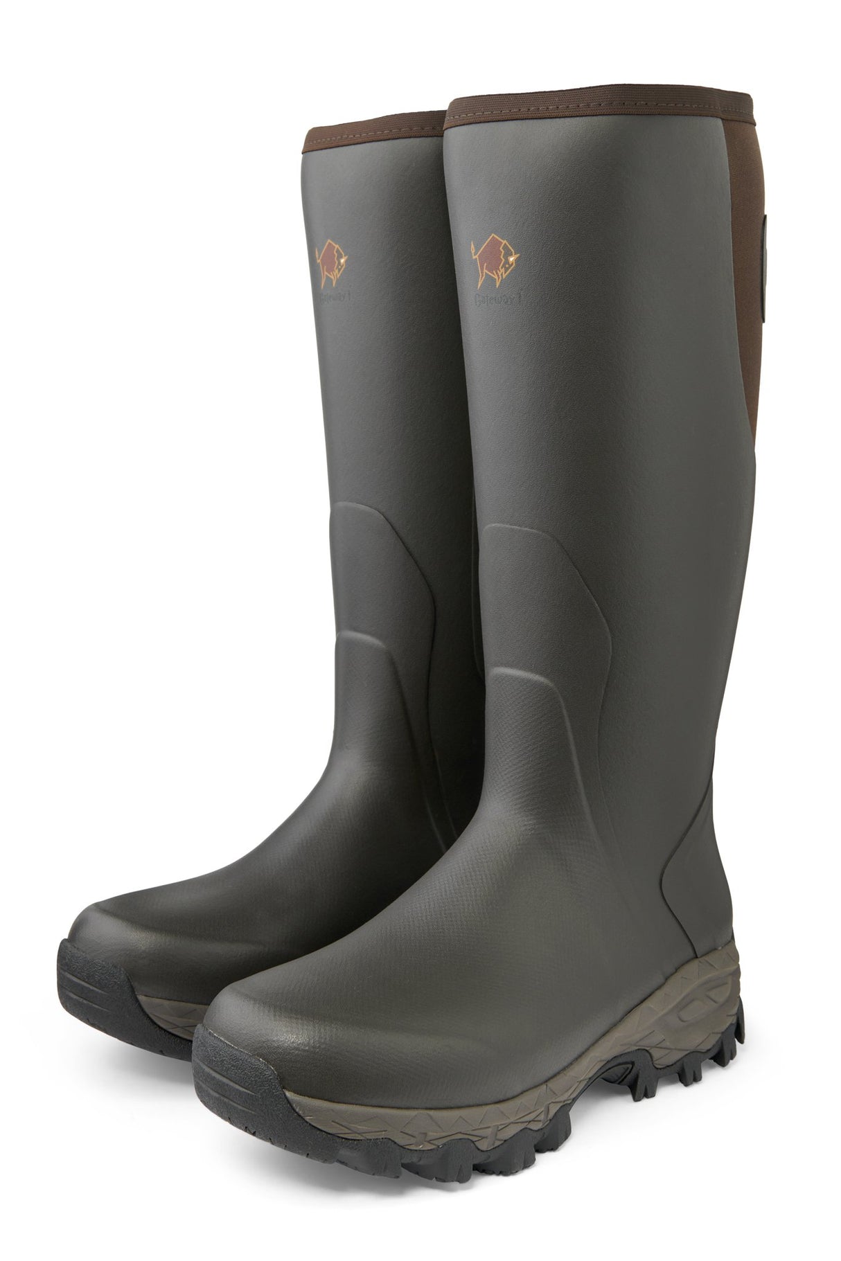 Gateway1 Moor Country 18" 3mm side-zip - Dark brown