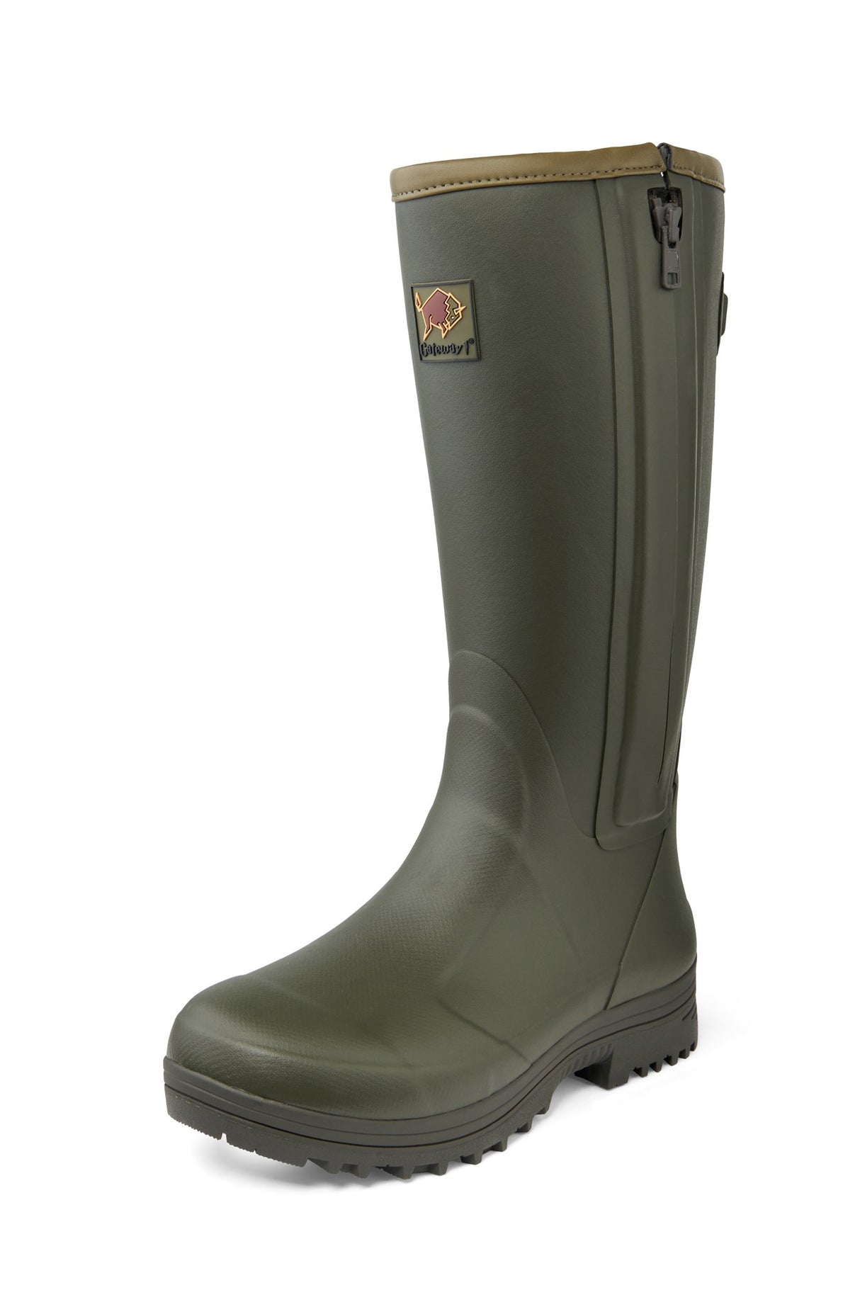 Gateway1 Pheasant Game Lady 17" 5mm side-zip - Dark olive