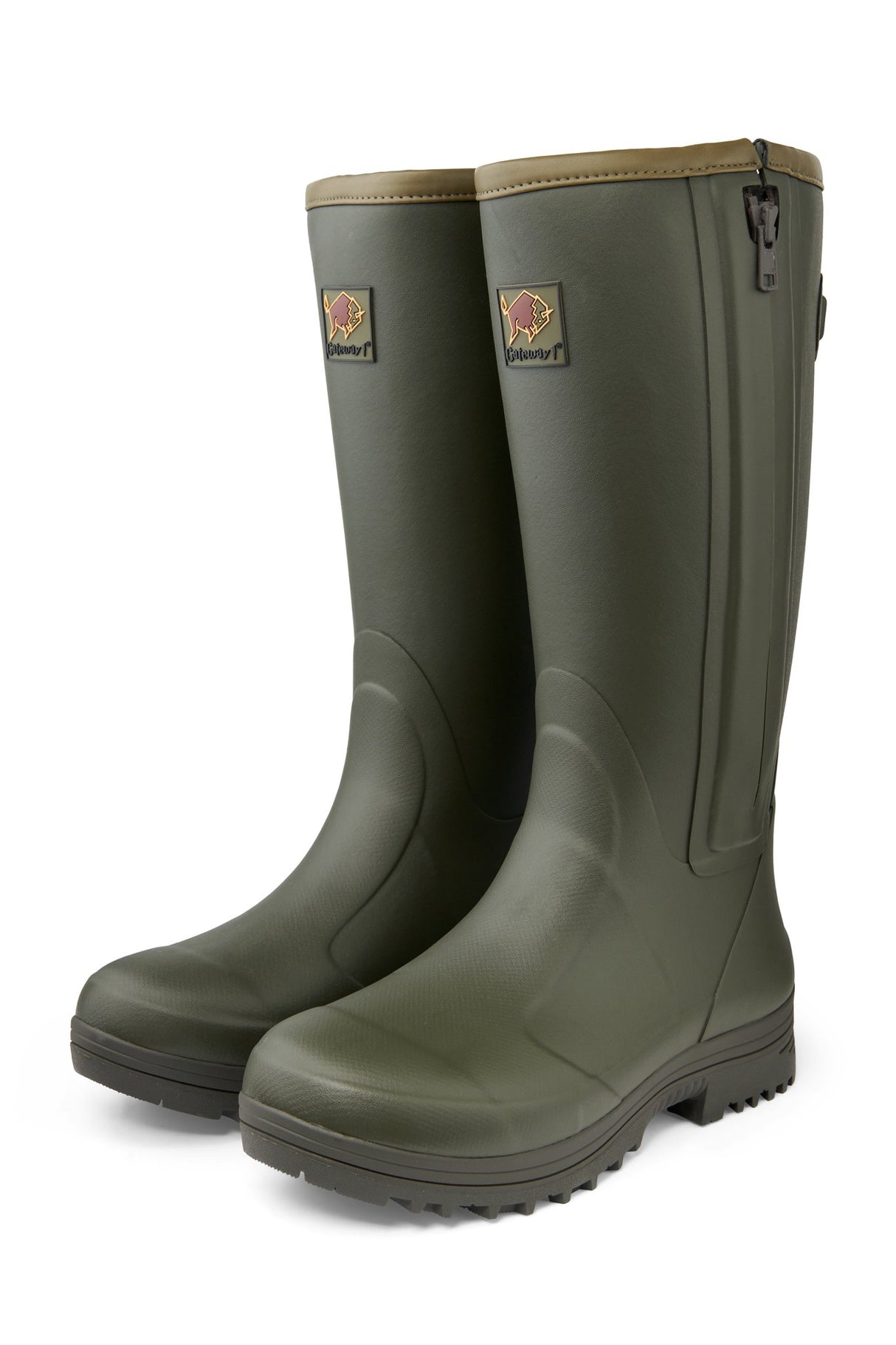 Gateway1 Pheasant Game Lady 17" 5mm side-zip - Dark olive