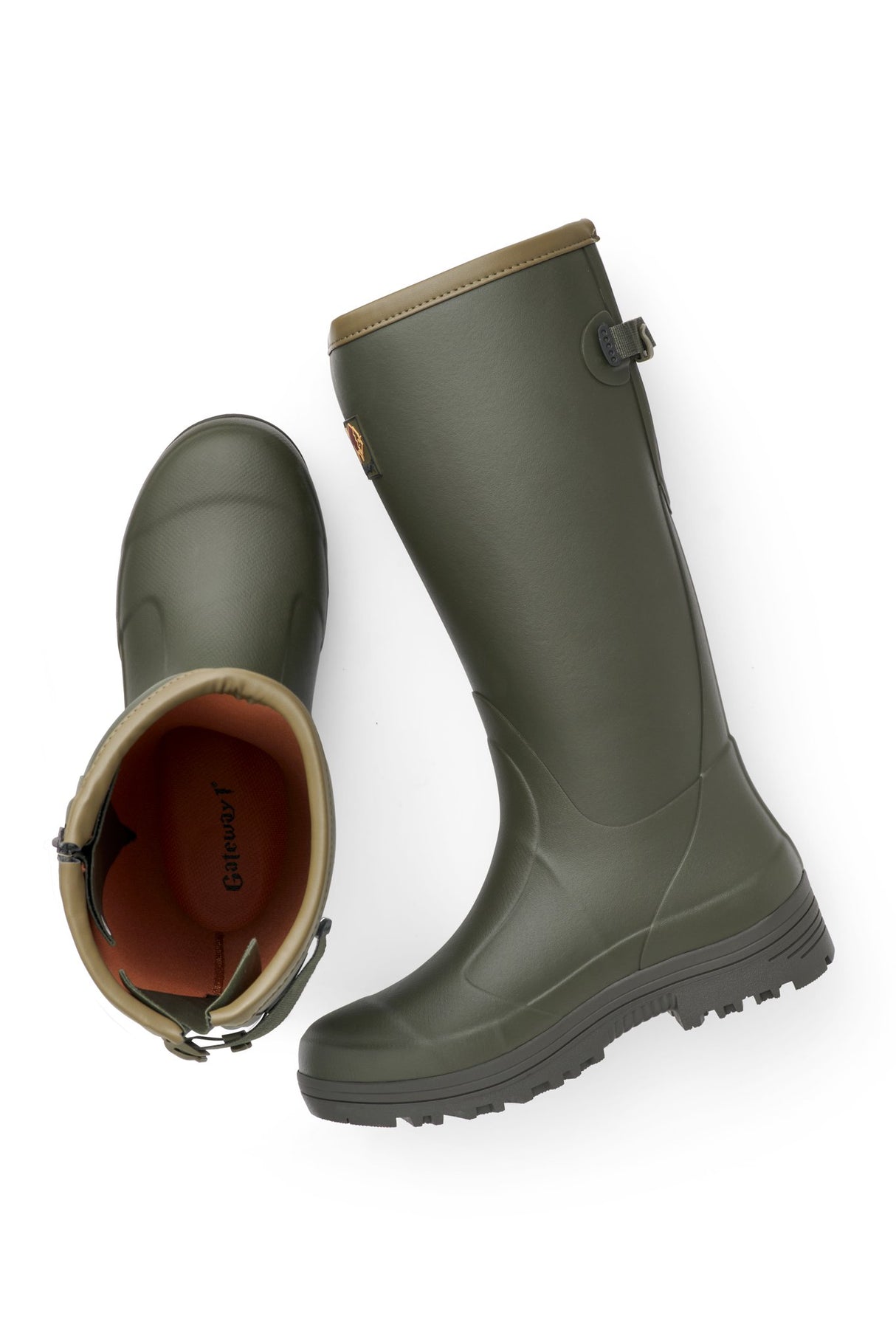 Gateway1 Pheasant Game Lady 17" 5mm side-zip - Dark olive