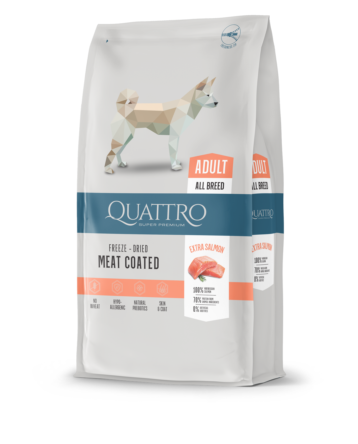 Super premium hundefoder -  alle racer Adult, Extra laks