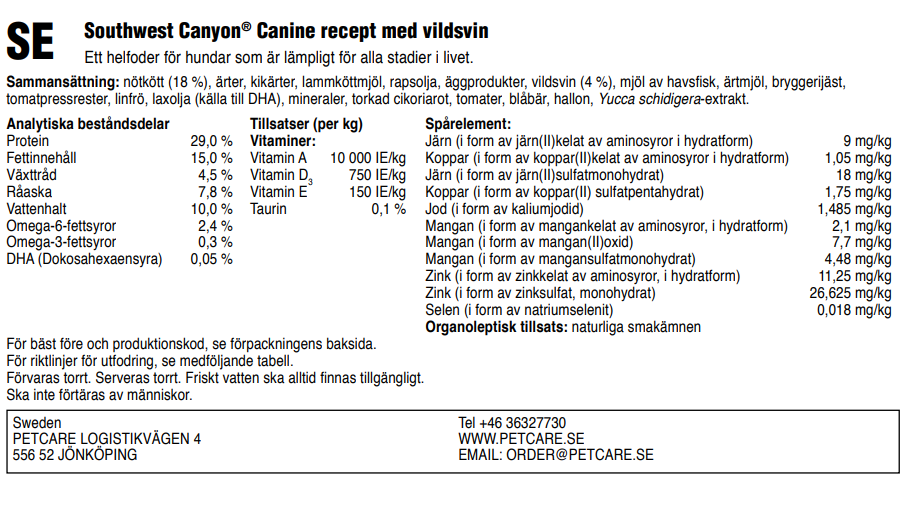 Southwest Canyon, Wild Boar